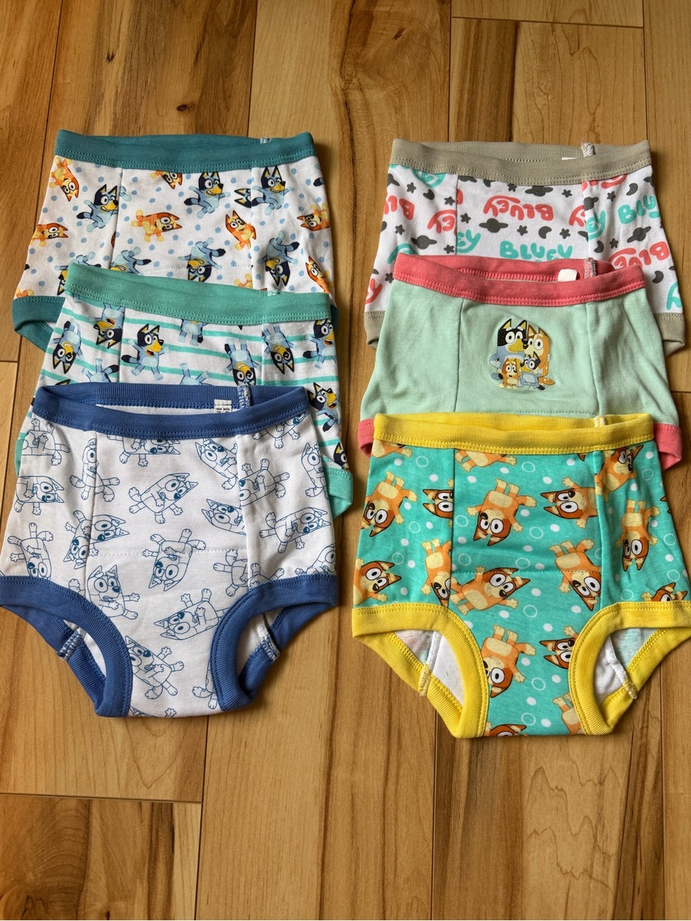 NWOT Bluey Training Underwear - size 3T
